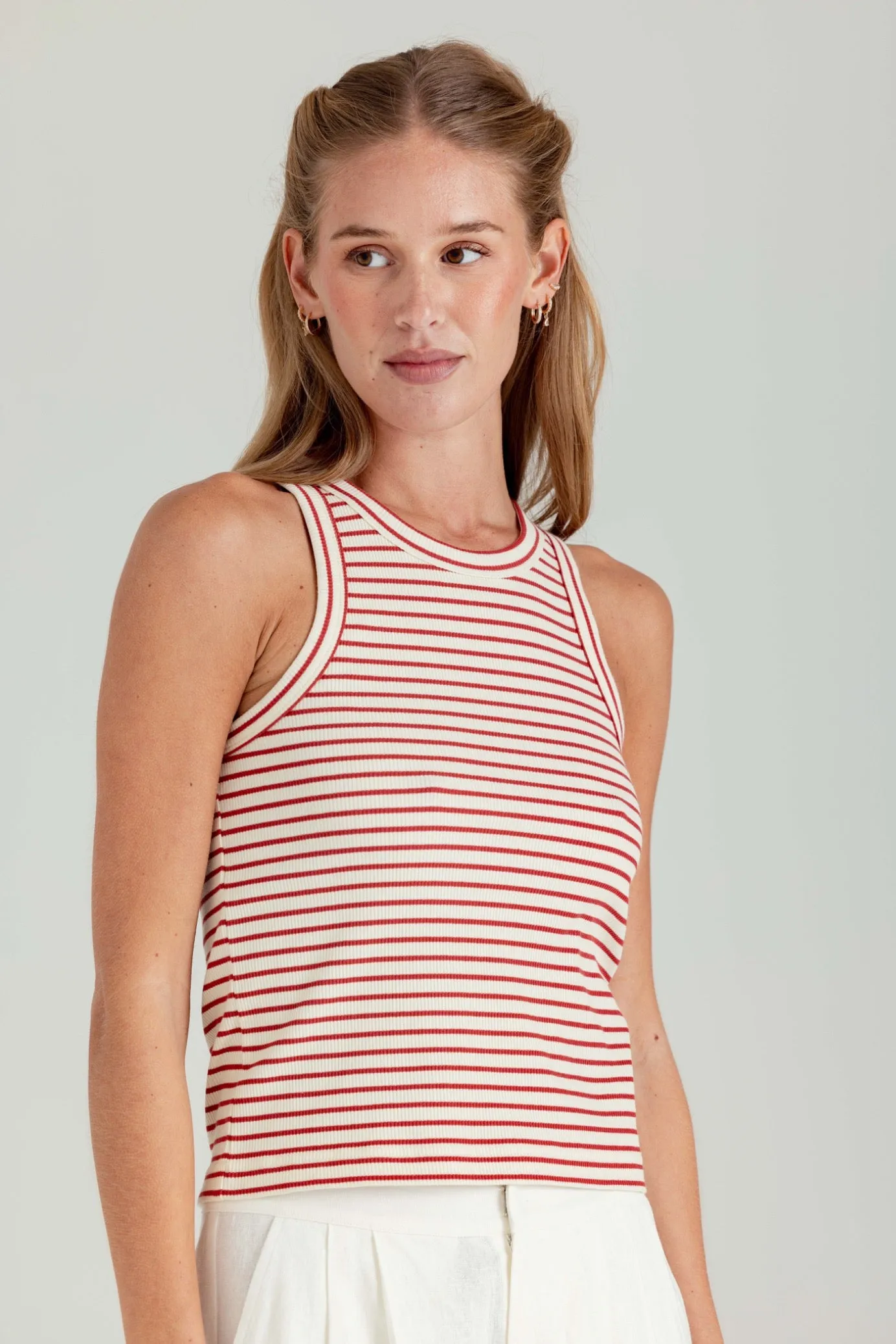 STRIPE TINA TANK sold by We Are Sundays product image thumbnail 5