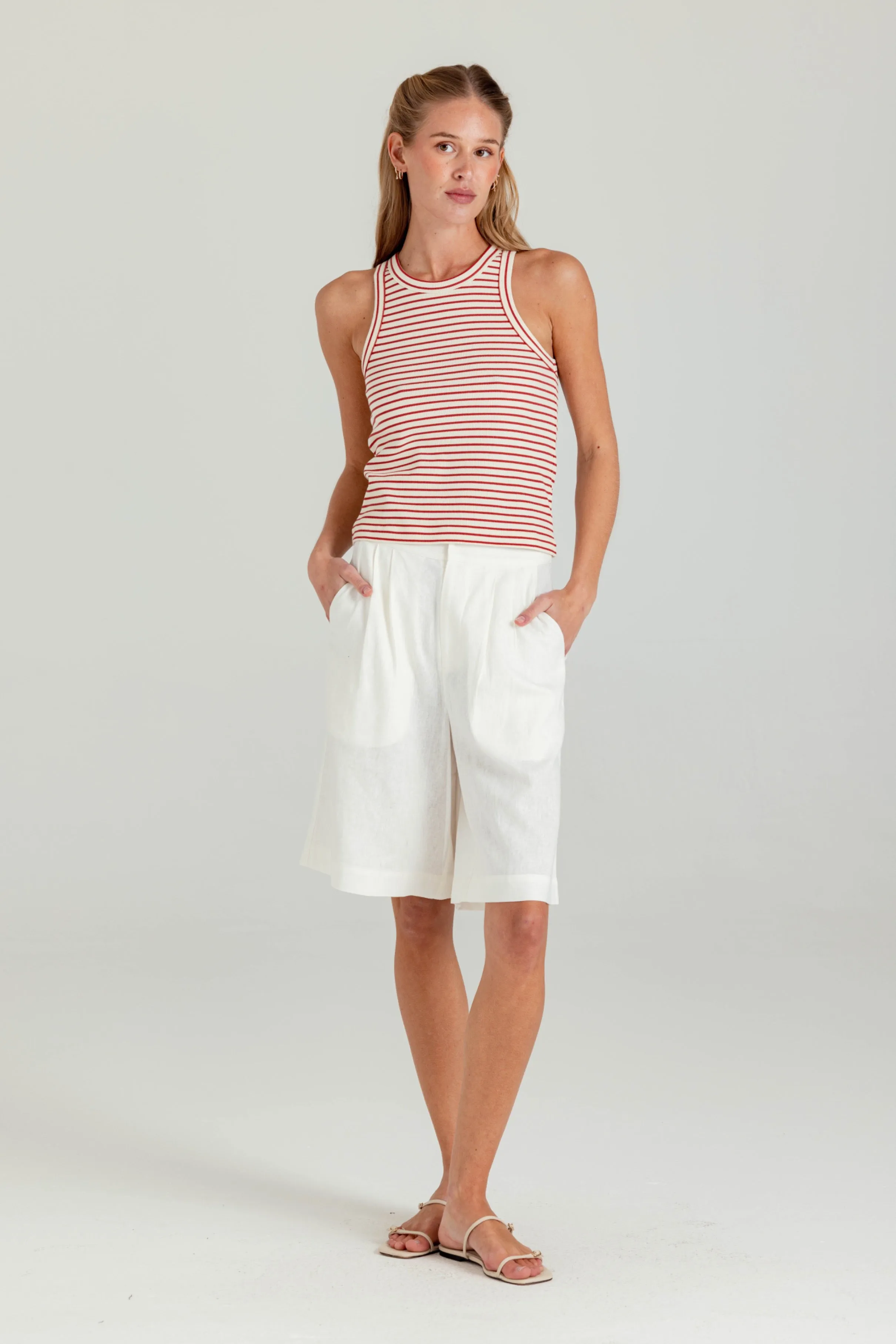 STRIPE TINA TANK sold by We Are Sundays product image thumbnail 4