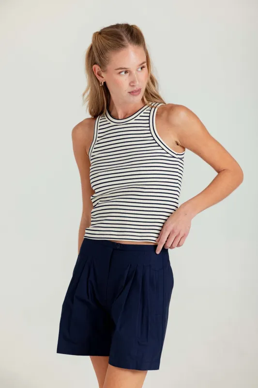 STRIPE TINA TANK made by We Are Sundays