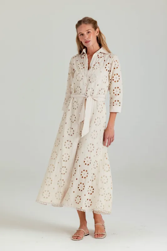 LINEN LAUREL DRESS made by We Are Sundays