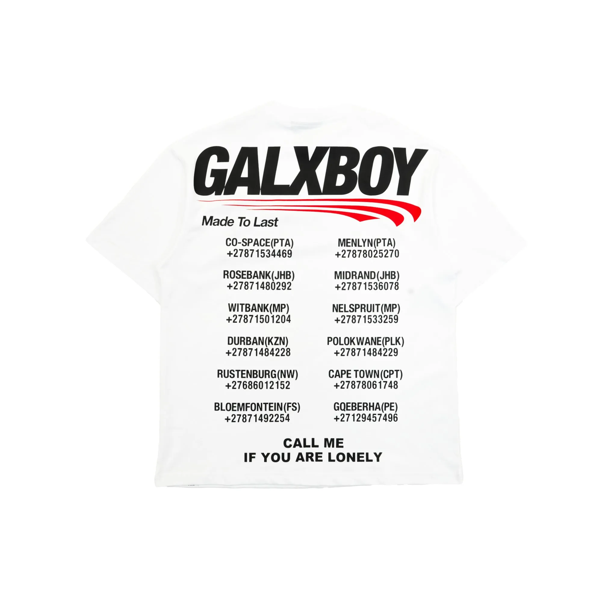 CALL ME T-SHIRT sold by Galxboy