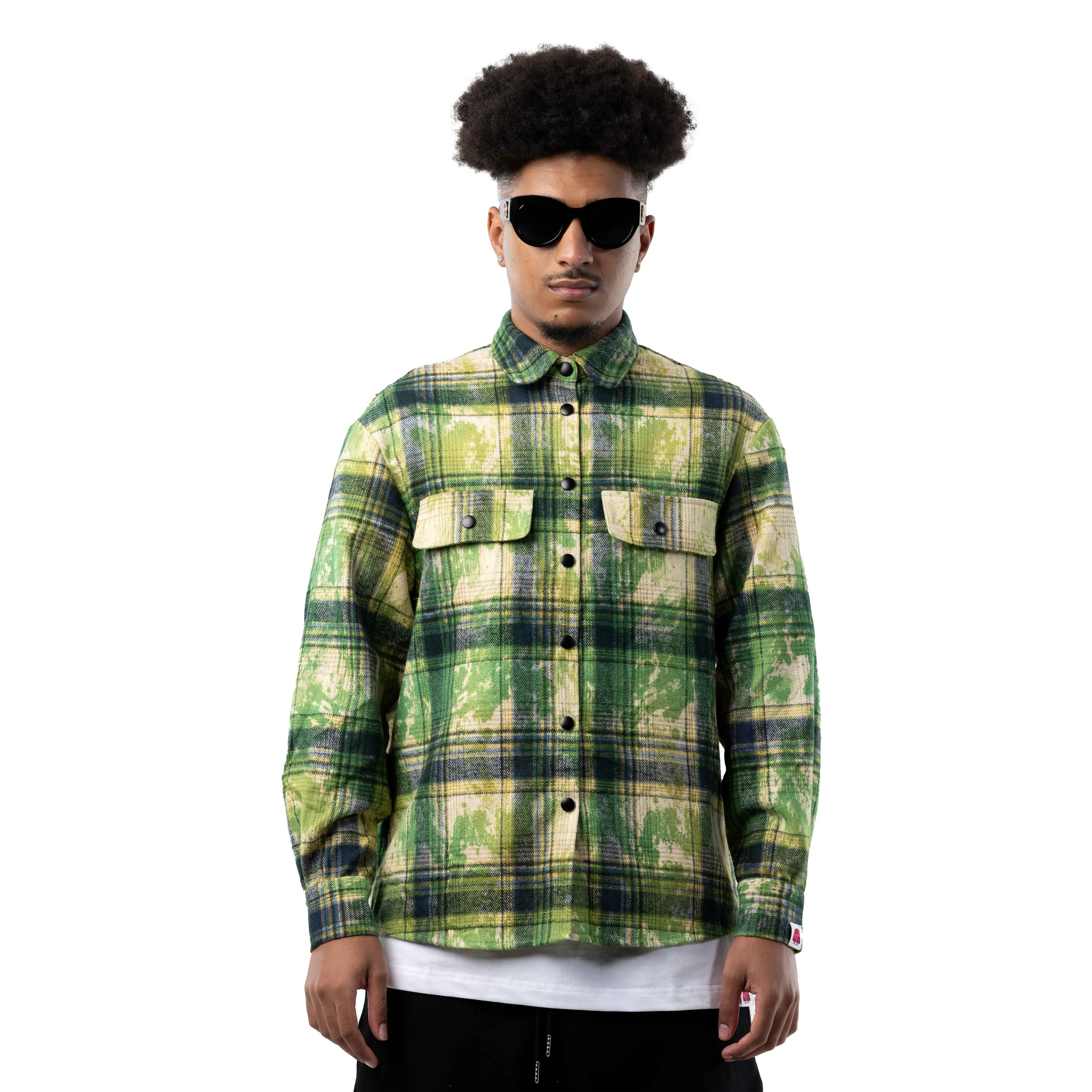 EVERGREEN FLANNEL SHIRT sold by Galxboy product image thumbnail 3