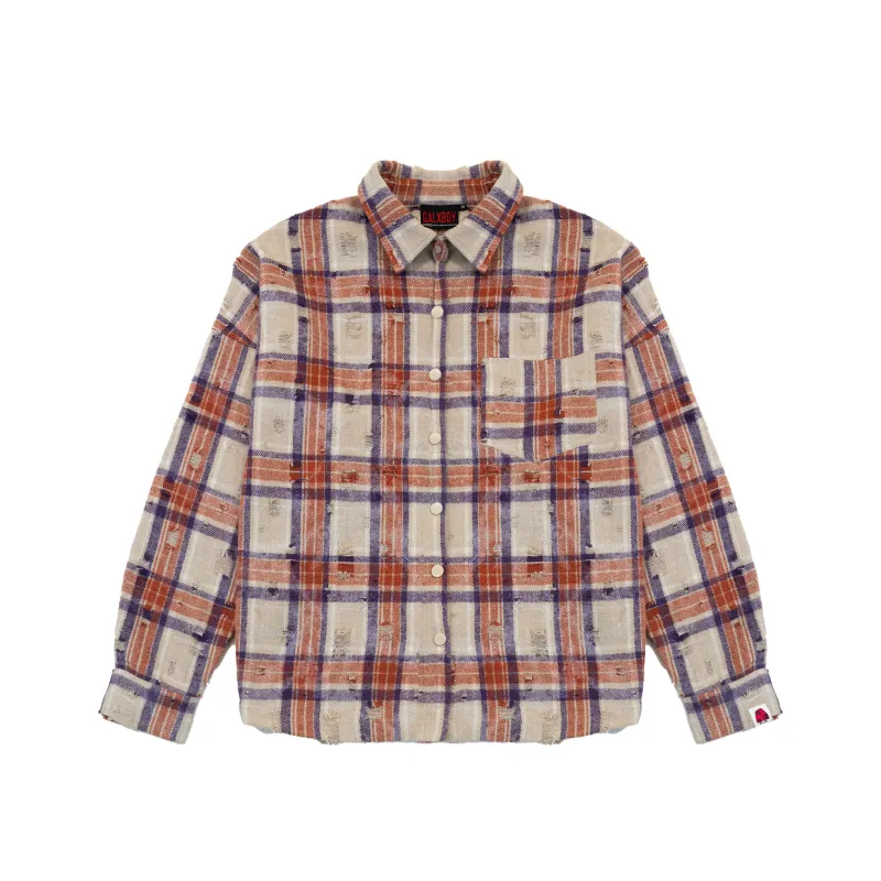 TRUCKER FLANNEL SHIRT made by Galxboy