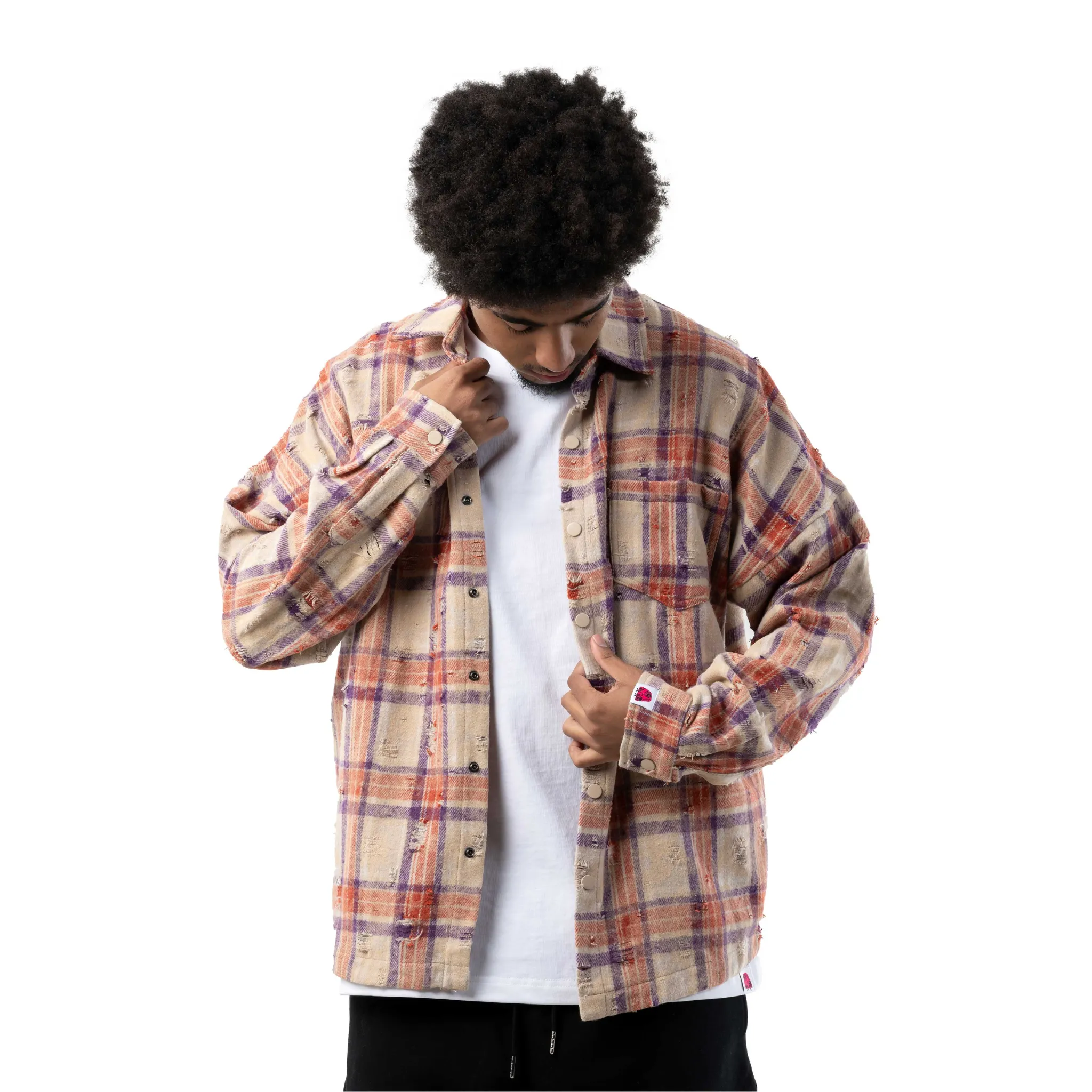 TRUCKER FLANNEL SHIRT sold by Galxboy product image thumbnail 4