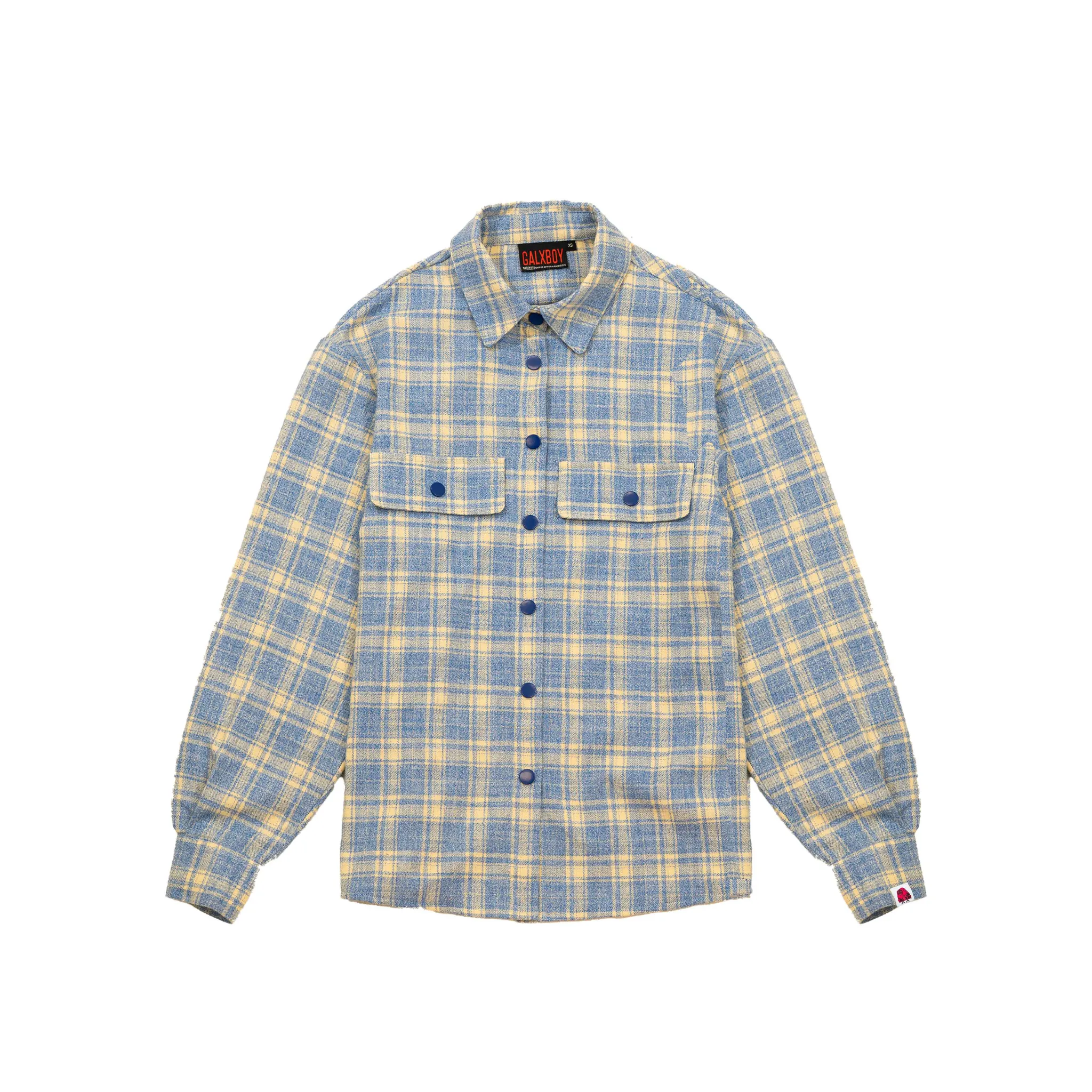 COASTAL BLUE FLANNEL SHIRT sold by Galxboy