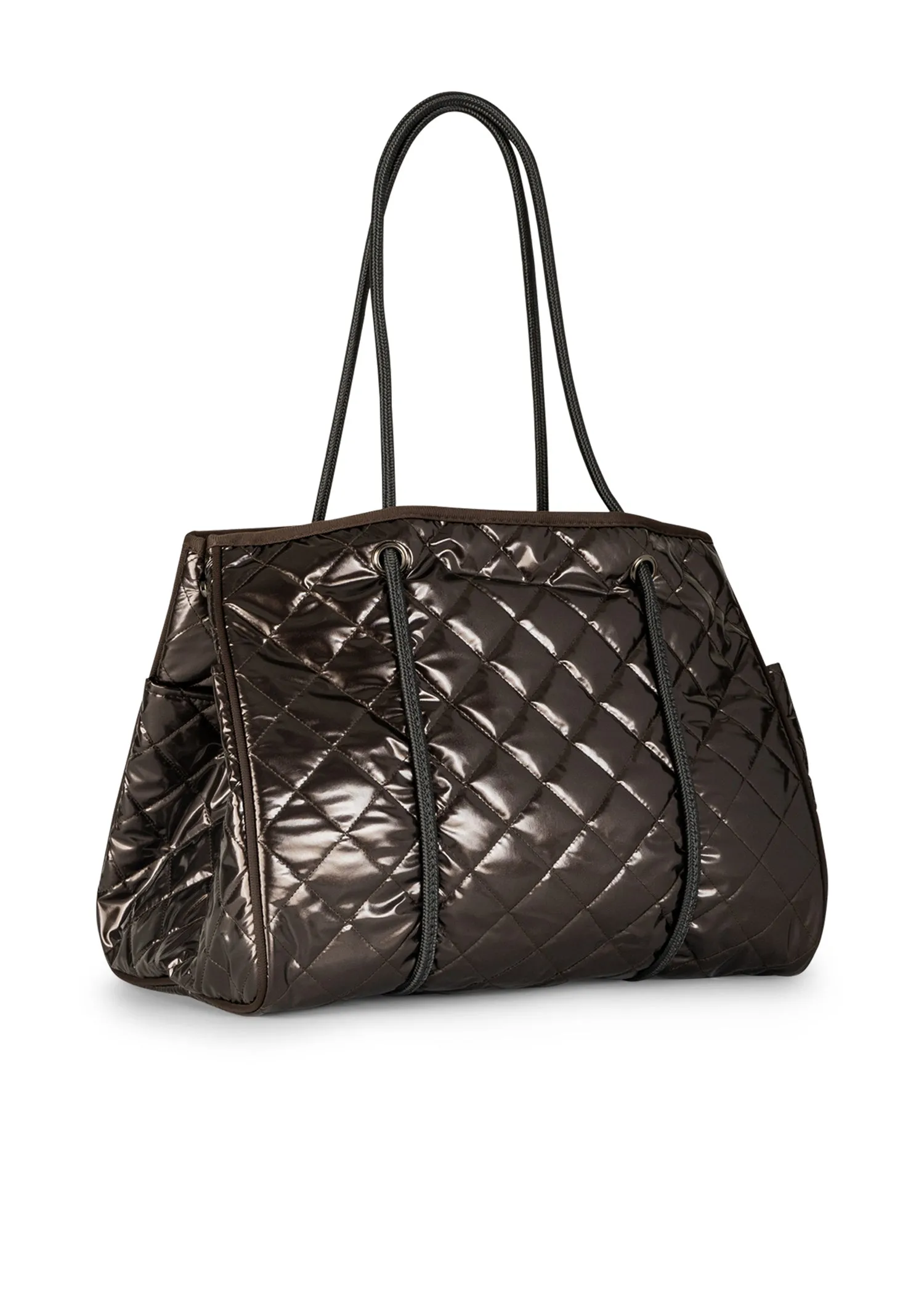 Greyson Smoke Puffer Tote - FINAL SALE sold by HAUTE SHORE product image thumbnail 5