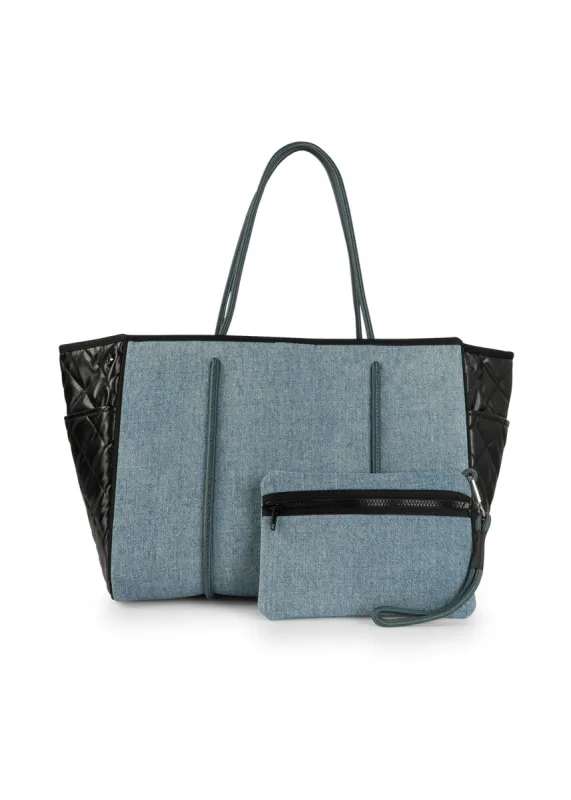 Greyson York Neoprene Tote with Monogram sold by HAUTE SHORE