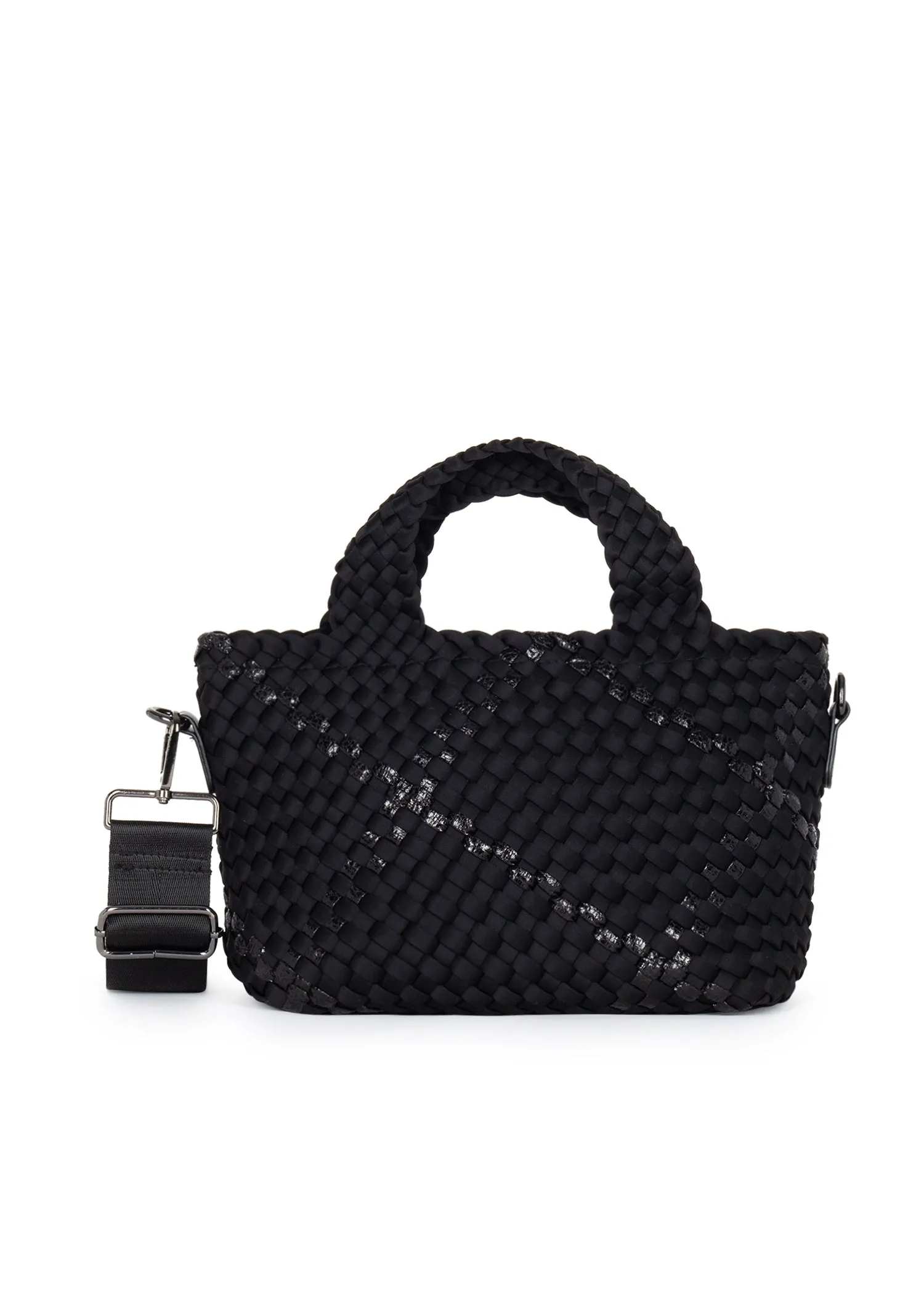 Mark Noir Woven Mini Tote sold by HAUTE SHORE product image thumbnail 2