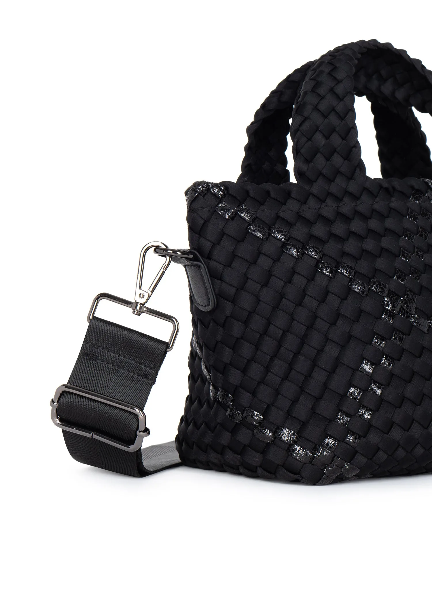 Mark Noir Woven Mini Tote sold by HAUTE SHORE product image thumbnail 5