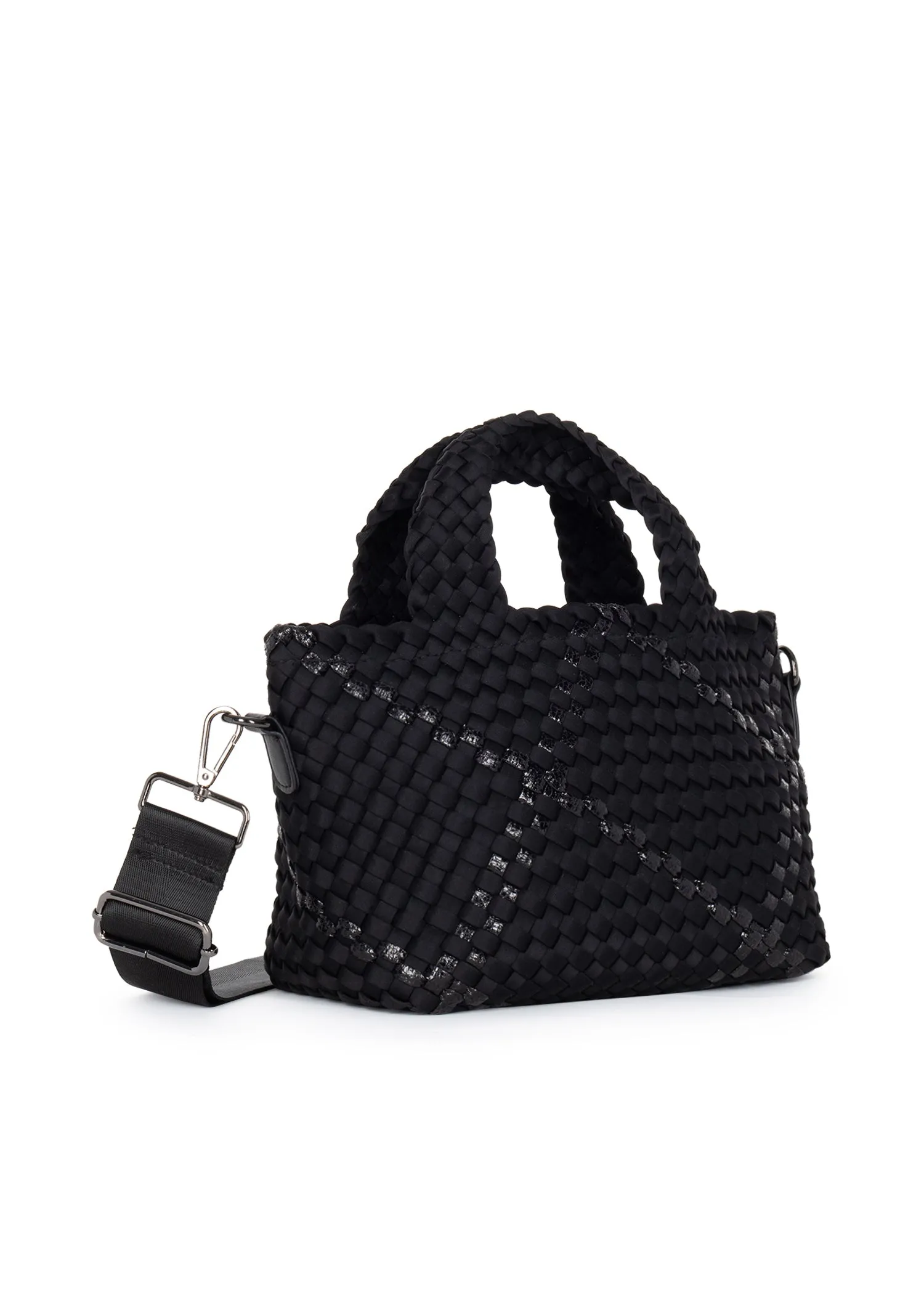 Mark Noir Woven Mini Tote sold by HAUTE SHORE product image thumbnail 3