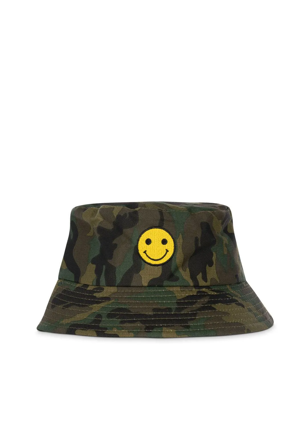 Green Camo/Smiley Pier Hat - FINAL SALE sold by HAUTE SHORE