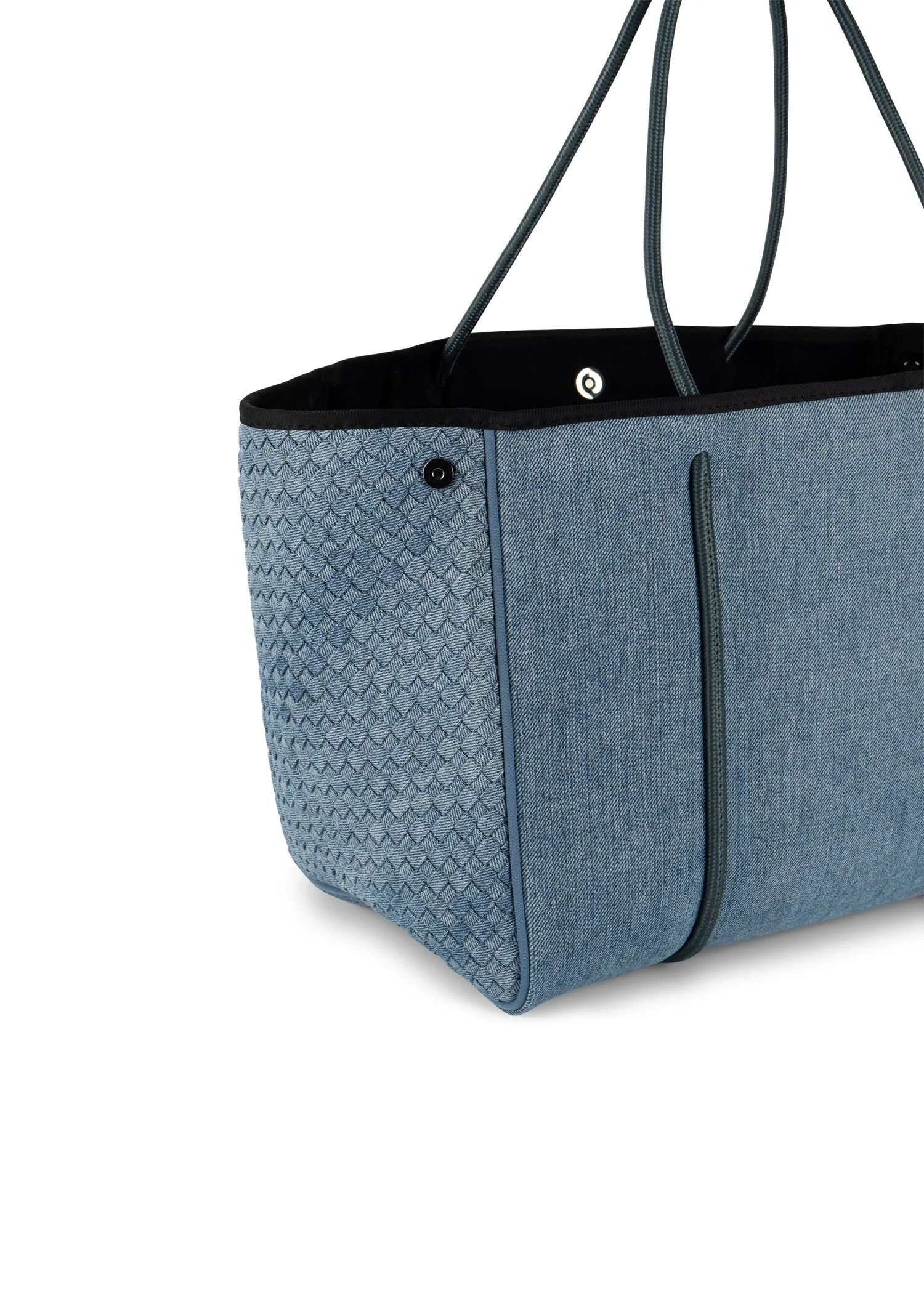 Greyson Montreal Denim Tote with Monogram sold by HAUTE SHORE product image thumbnail 4