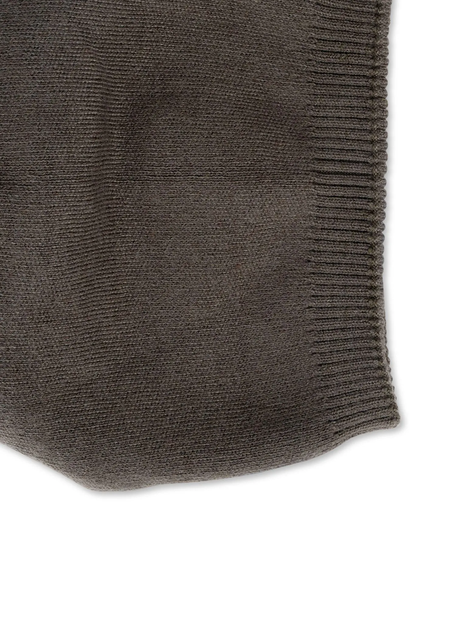 Brooklyn Beanie Army/Beige Faux Fur Pom sold by HAUTE SHORE product image thumbnail 3