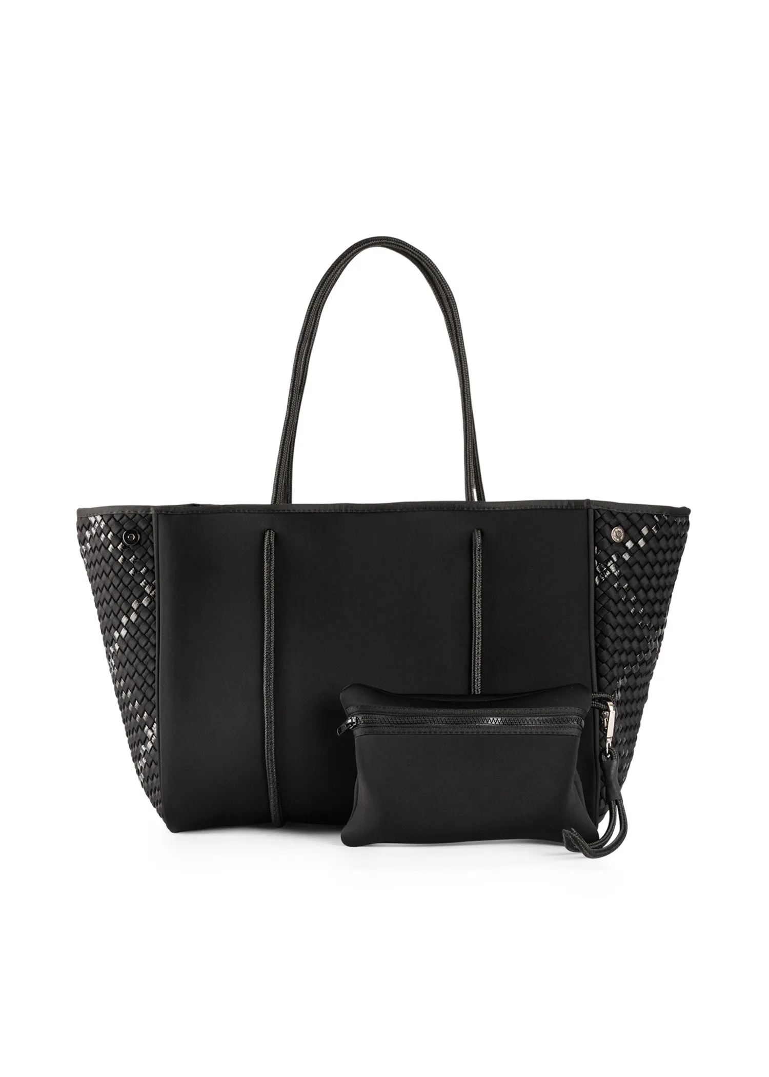 Greyson Noir Woven Neoprene Tote - FINAL SALE sold by HAUTE SHORE