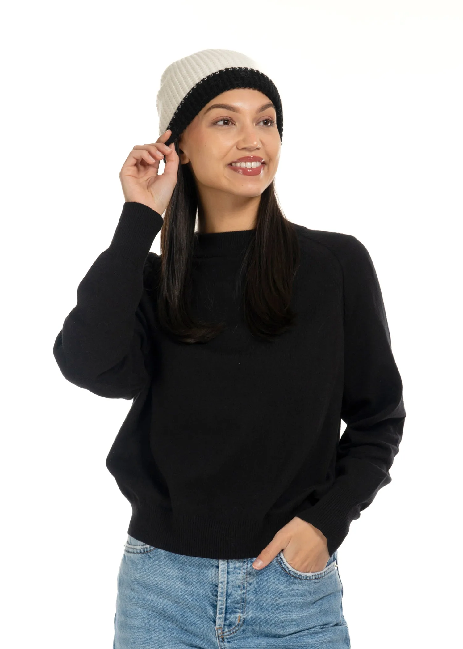 Waffle Slope Beanie B - FINAL SALE sold by HAUTE SHORE product image thumbnail 4