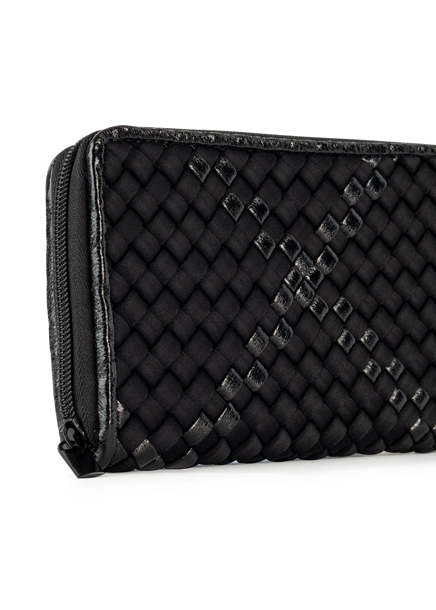 Cash Woven Noir Wallet - FINAL SALE sold by HAUTE SHORE product image thumbnail 3