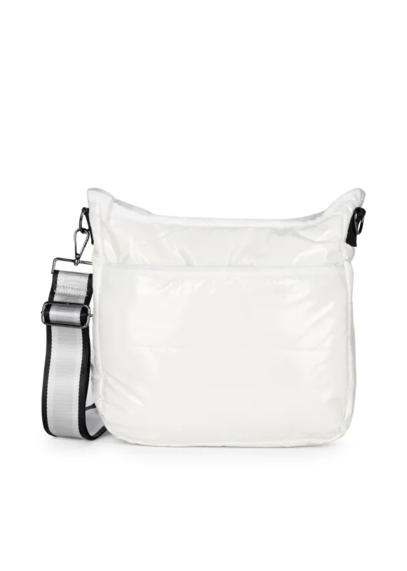 Perri Blanc Puffer Crossbody Bag - FINAL SALE sold by HAUTE SHORE