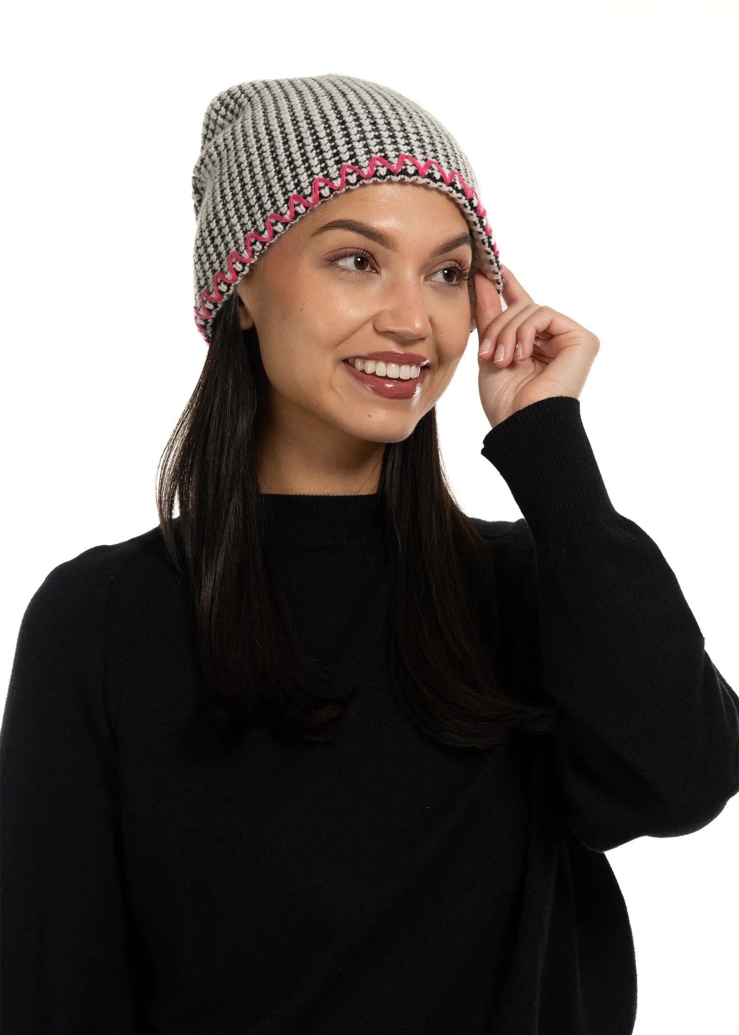 Waffle Slope Beanie C - FINAL SALE sold by HAUTE SHORE product image thumbnail 5