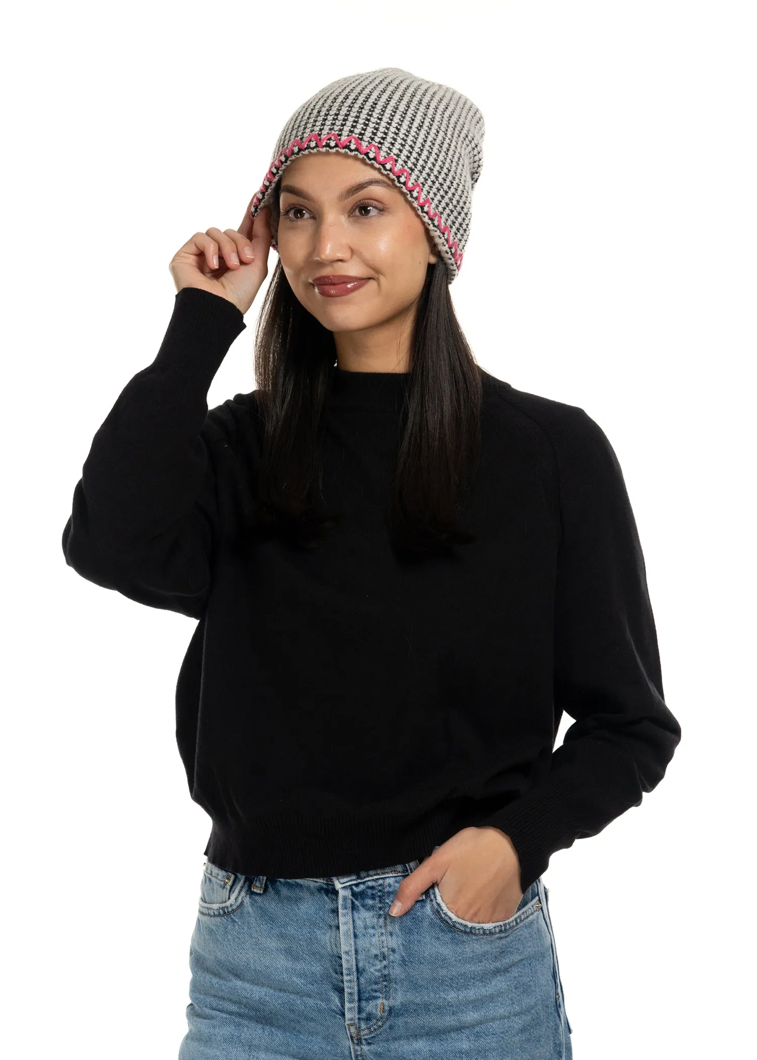 Waffle Slope Beanie C - FINAL SALE sold by HAUTE SHORE product image thumbnail 4