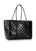 Greyson Noir Puffer Tote with Monogram sold by HAUTE SHORE