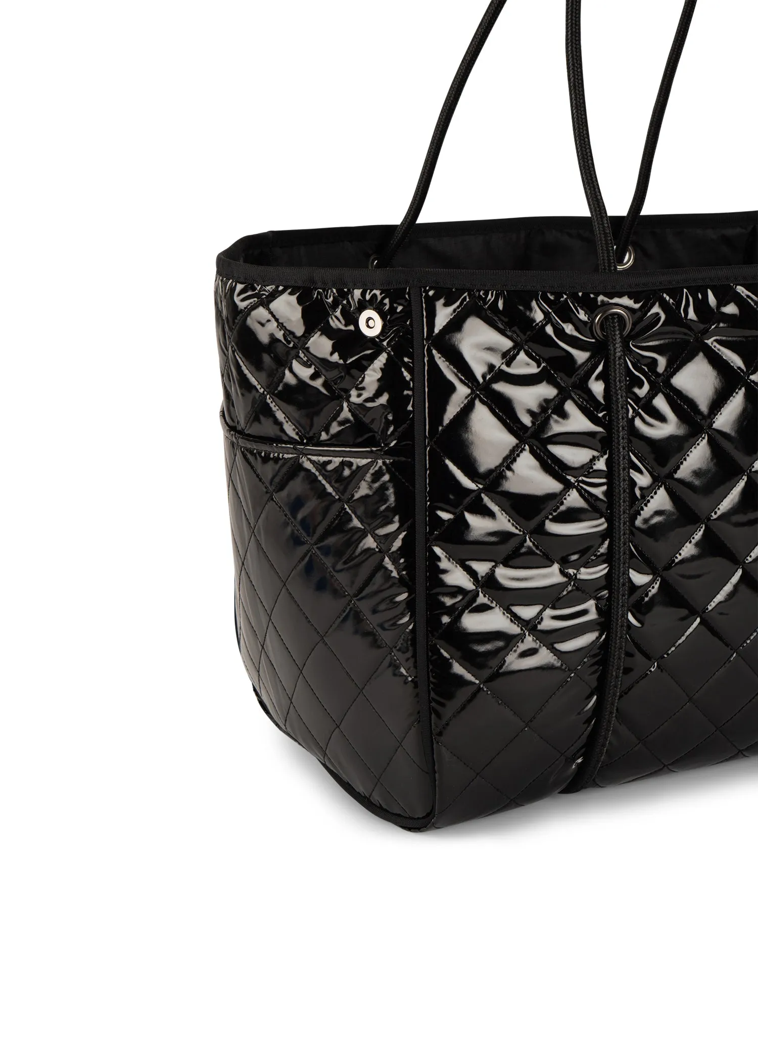 Greyson Noir Puffer Tote with Monogram sold by HAUTE SHORE product image thumbnail 4