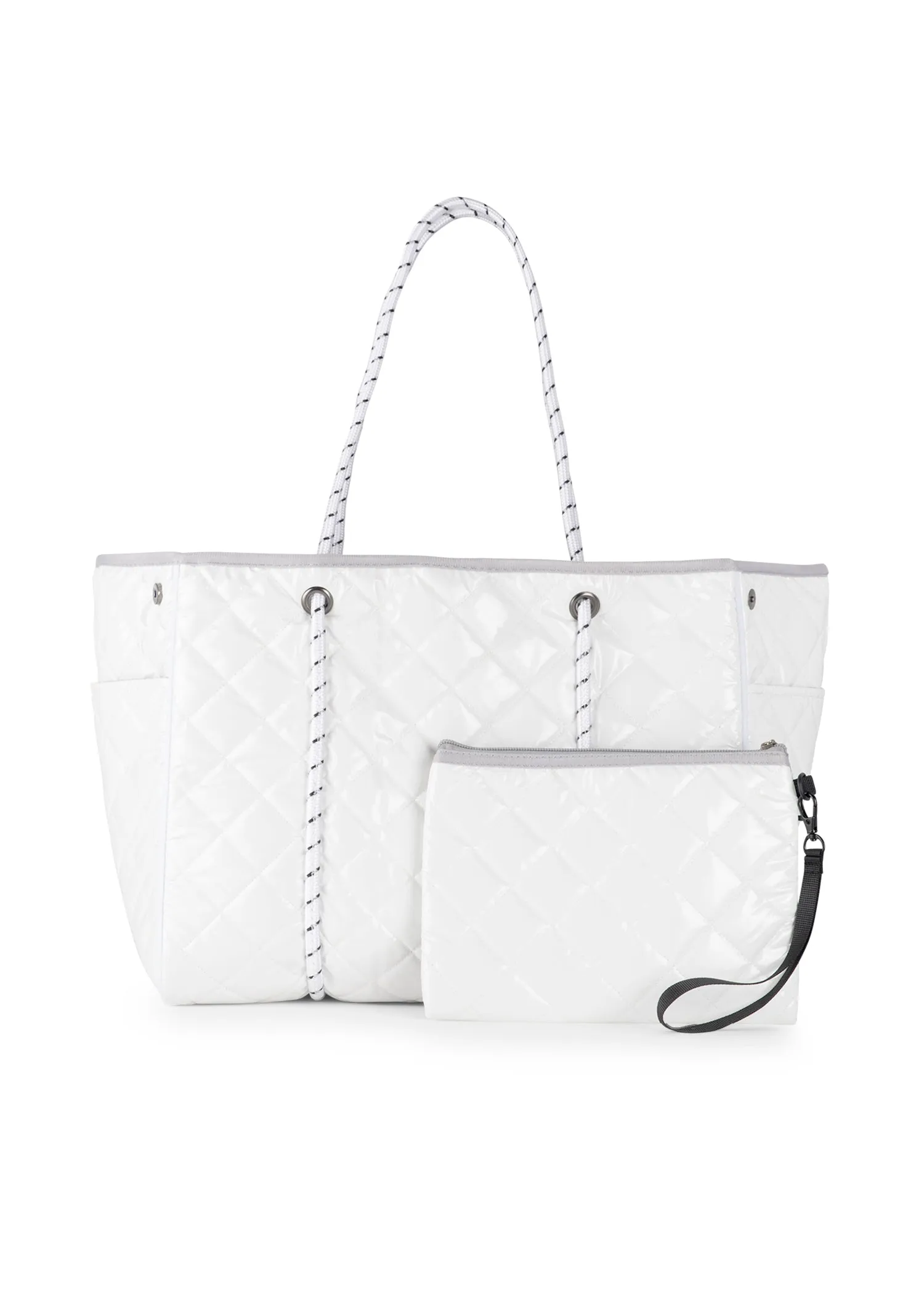 Greyson Blanc Puffer Tote sold by HAUTE SHORE