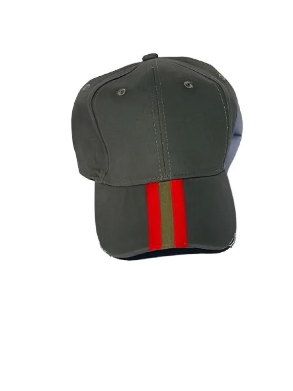 Olive Red/Olive/Red Boardwalk Baseball Cap - FINAL SALE sold by HAUTE SHORE