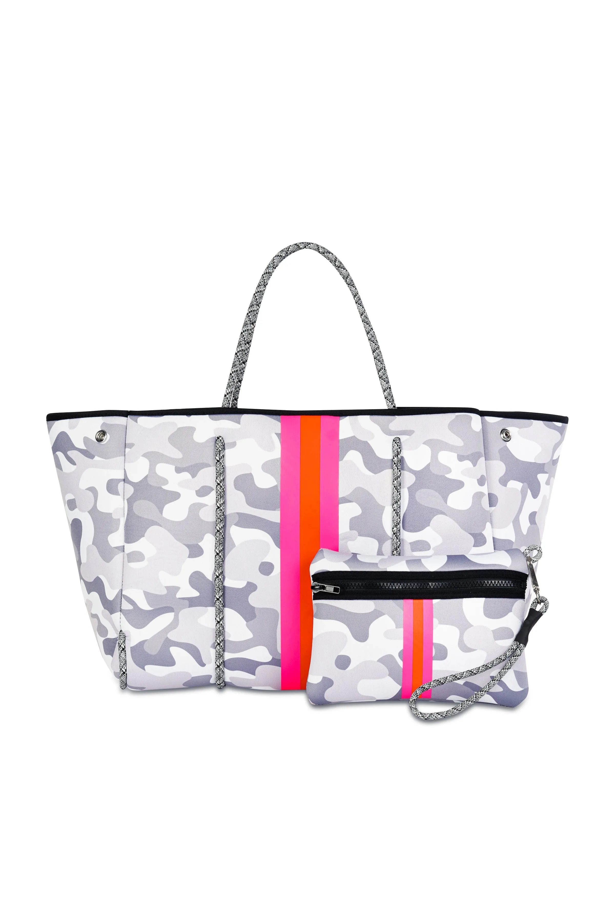 Greyson Rise © Neoprene Tote with Monogram sold by HAUTE SHORE
