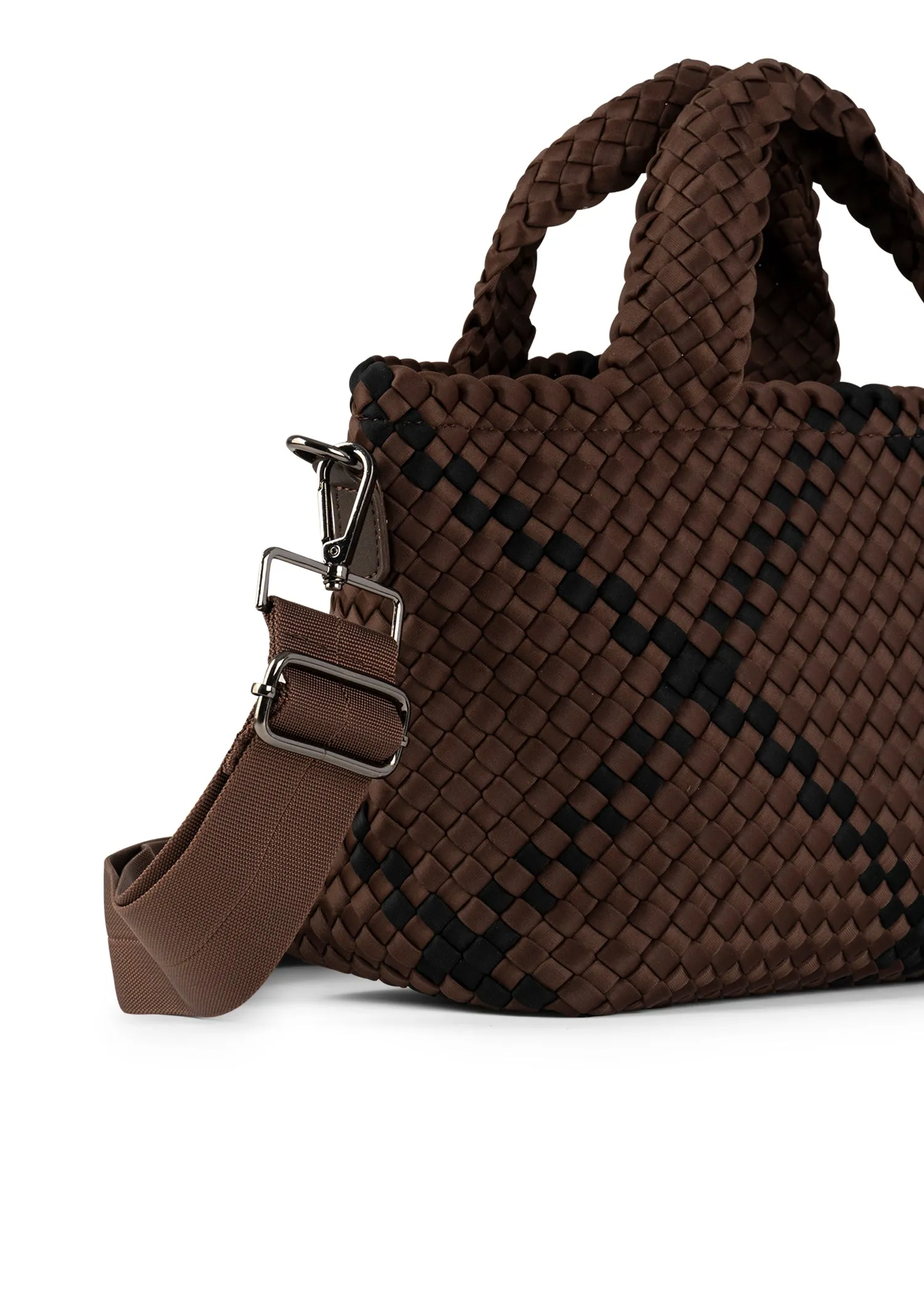 Mark Espresso Woven Mini Tote sold by HAUTE SHORE product image thumbnail 4