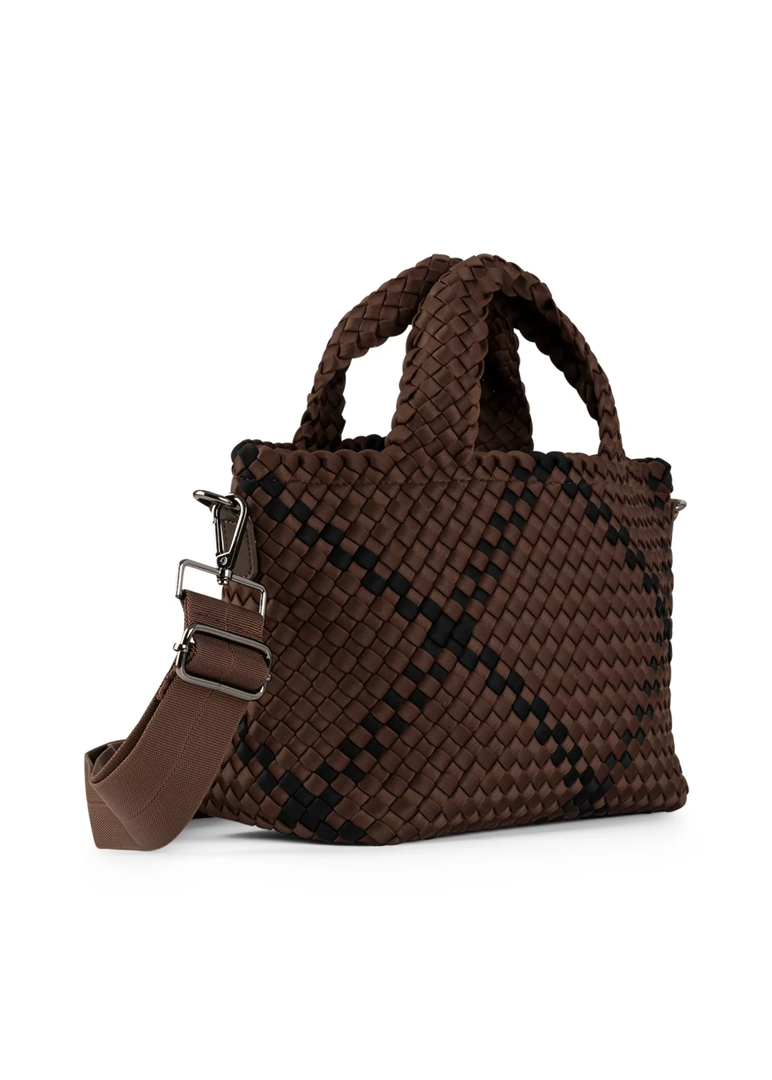 Mark Espresso Woven Mini Tote sold by HAUTE SHORE product image thumbnail 3