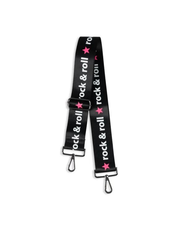 Rock & Roll Hot Pink Star Handbag Strap- FINAL SALE sold by HAUTE SHORE