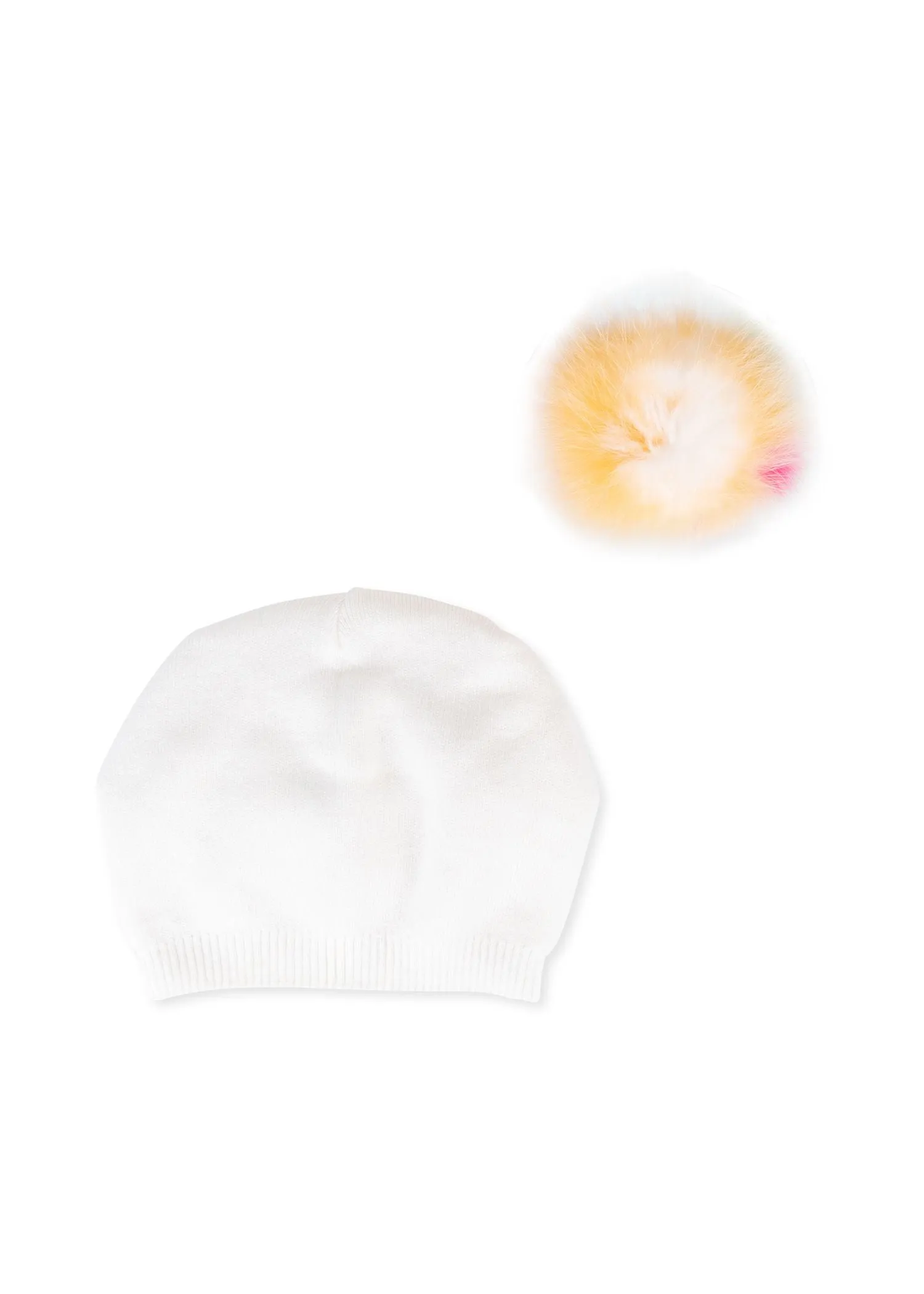 Brooklyn Beanie White Multi Fox sold by HAUTE SHORE product image thumbnail 4