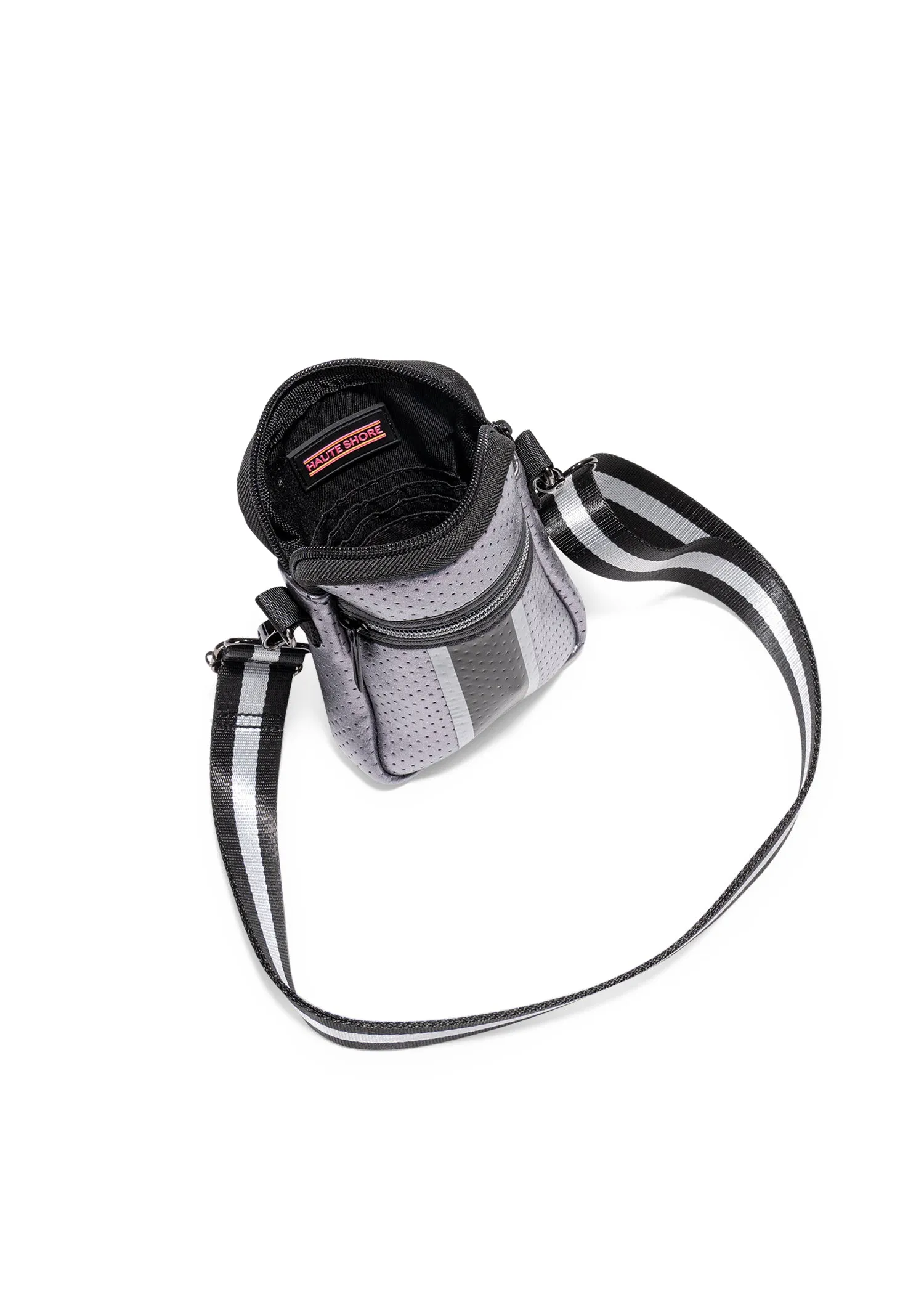 Casey Gunmetal Metallic Cellphone Bag- Final Sale sold by HAUTE SHORE product image thumbnail 5