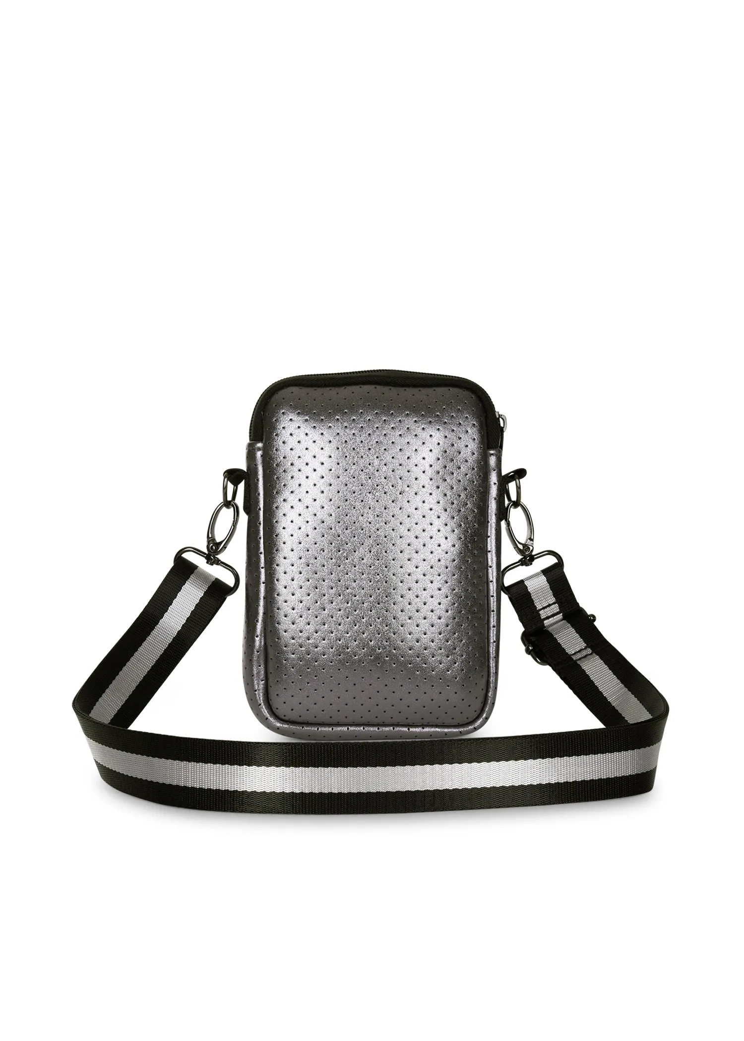 Casey Gunmetal Metallic Cellphone Bag- Final Sale sold by HAUTE SHORE product image thumbnail 4