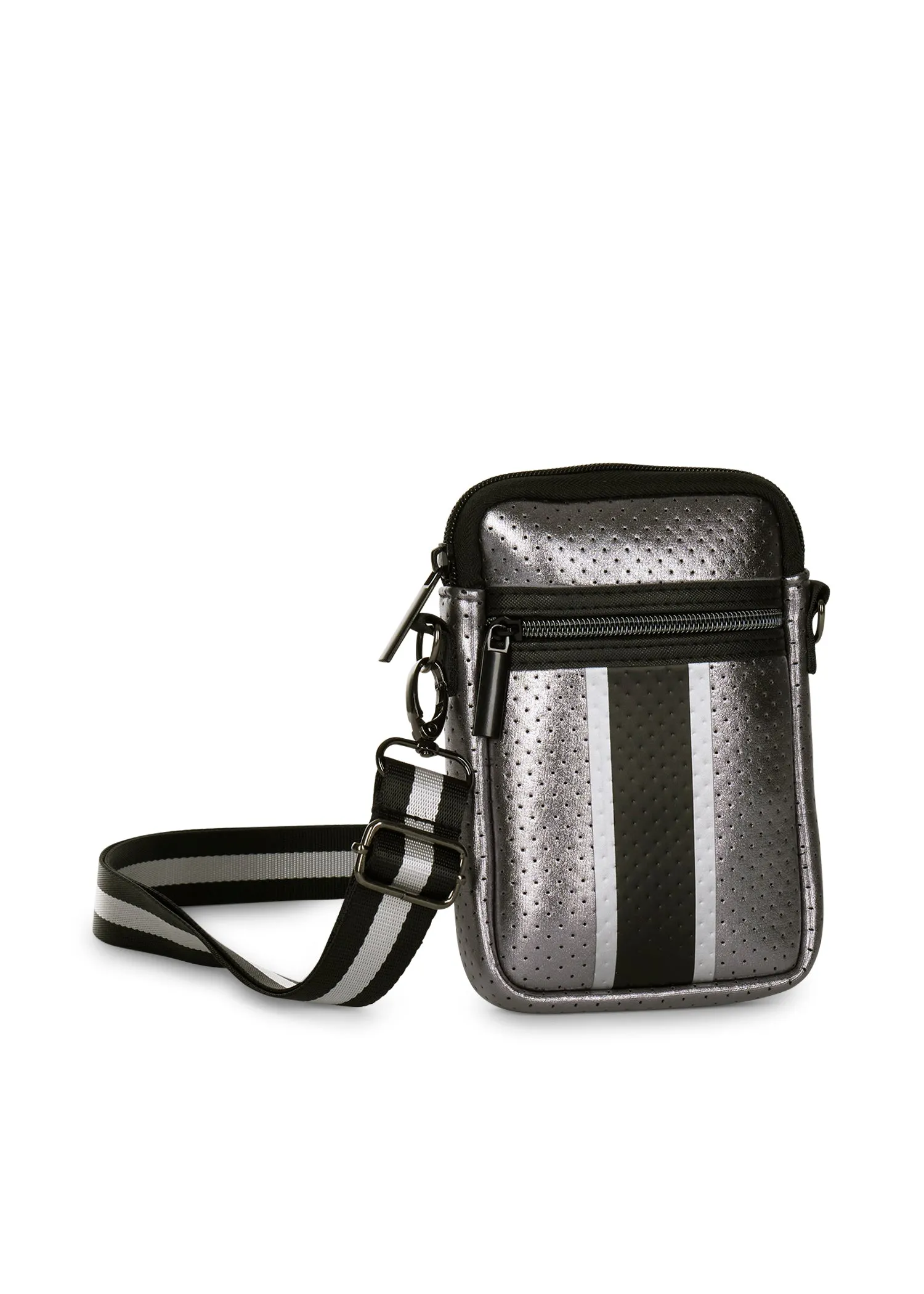 Casey Gunmetal Metallic Cellphone Bag- Final Sale sold by HAUTE SHORE product image thumbnail 2
