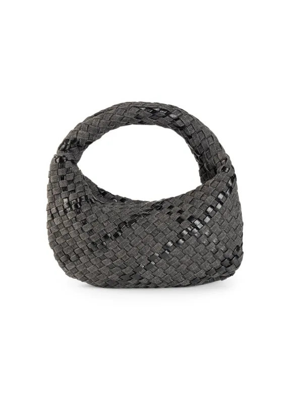 Carrie Edge Mini Woven Hobo- FINAL SALE sold by HAUTE SHORE