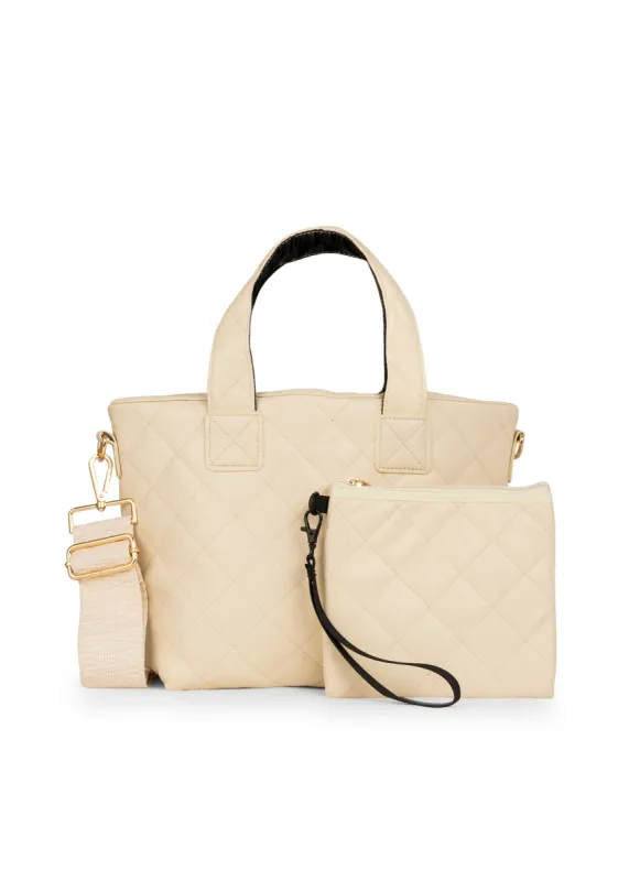 Ryan Vanilla Mini Tote sold by HAUTE SHORE
