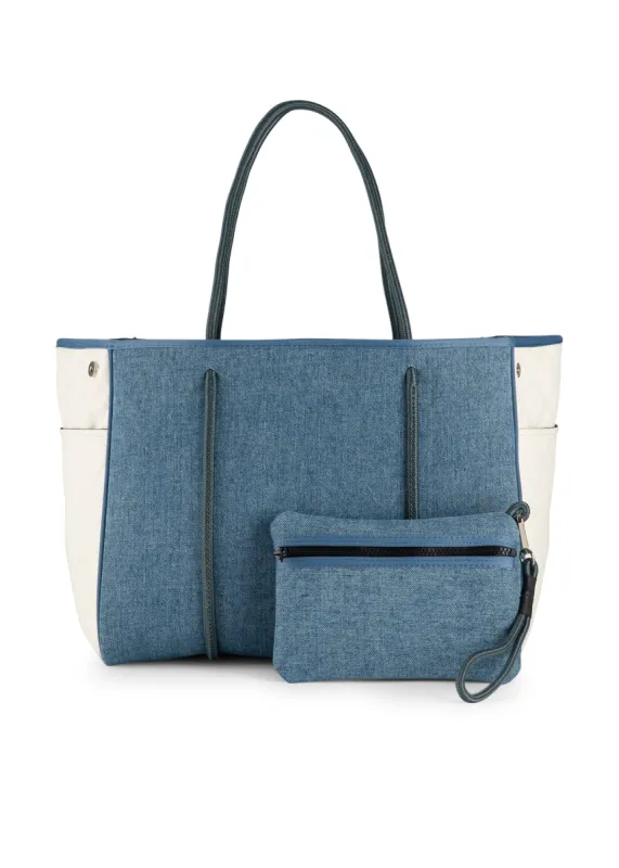 Greyson Cape Neoprene Tote with Monogram sold by HAUTE SHORE