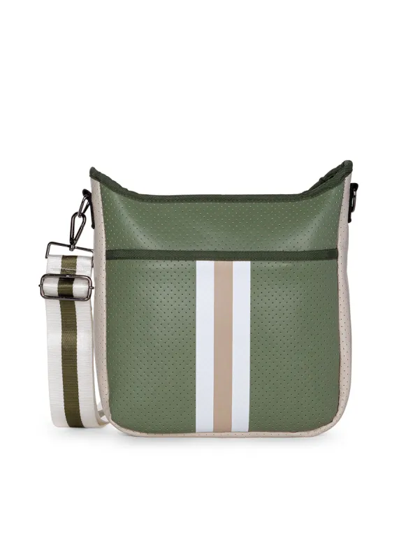 Blake Spruce Neoprene Crossbody Bag - FINAL SALE sold by HAUTE SHORE