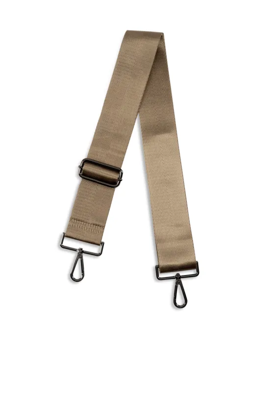 Solid Taupe Handbag Strap - FINAL SALE sold by HAUTE SHORE
