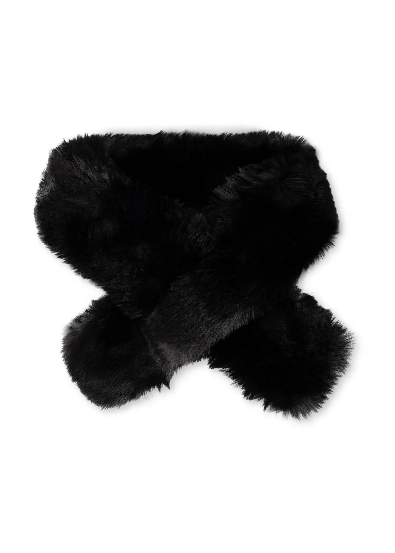 Whistler Scarf Faux Fur Black - FINAL SALE sold by HAUTE SHORE product image thumbnail 2