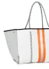 Greyson Crush Neoprene Tote with Monogram sold by HAUTE SHORE