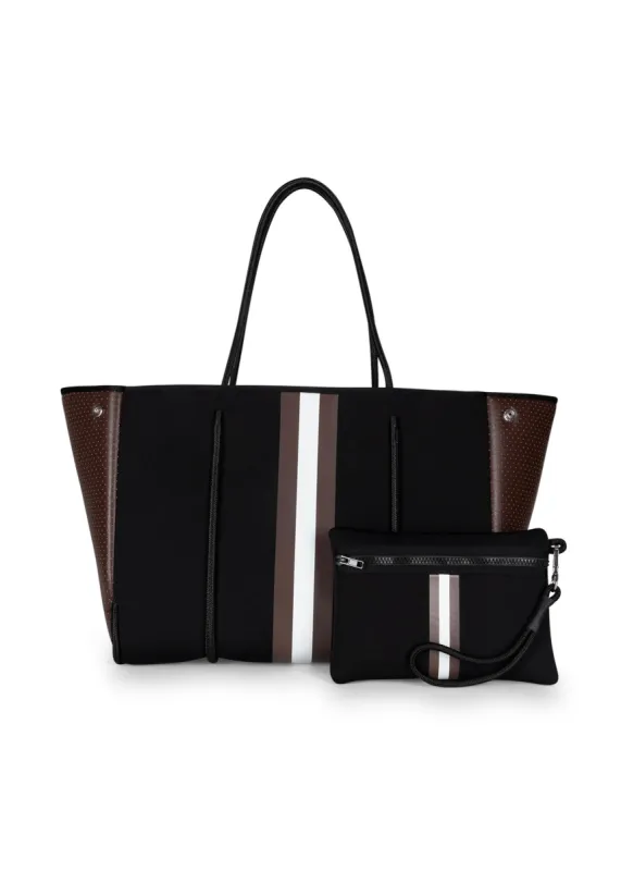 Greyson Java Neoprene Tote with Monogram sold by HAUTE SHORE