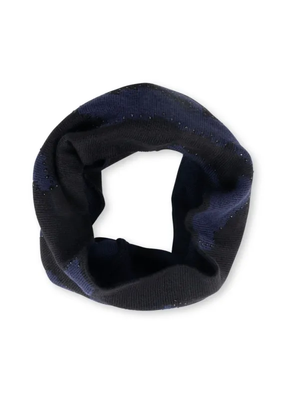 Colorado Black/Navy Camo Neck Warmer - FINAL SALE sold by HAUTE SHORE