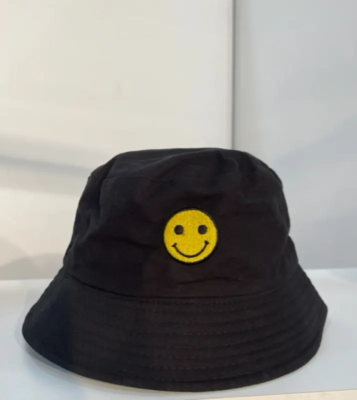 Black/Smiley Pier Hat - FINAL SALE sold by HAUTE SHORE