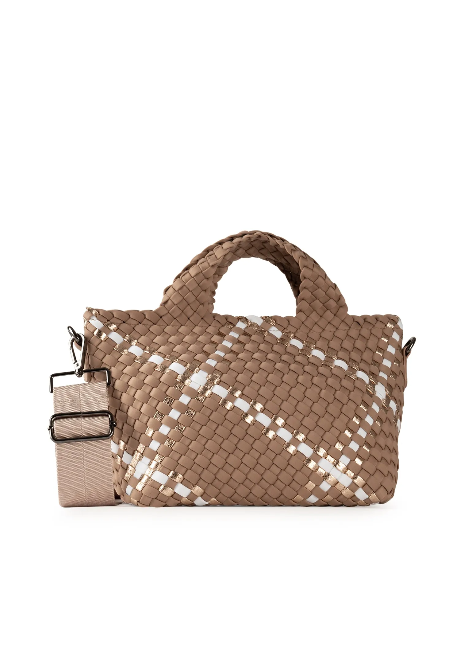 Mark Latte Woven Tote - FINAL SALE sold by HAUTE SHORE product image thumbnail 2