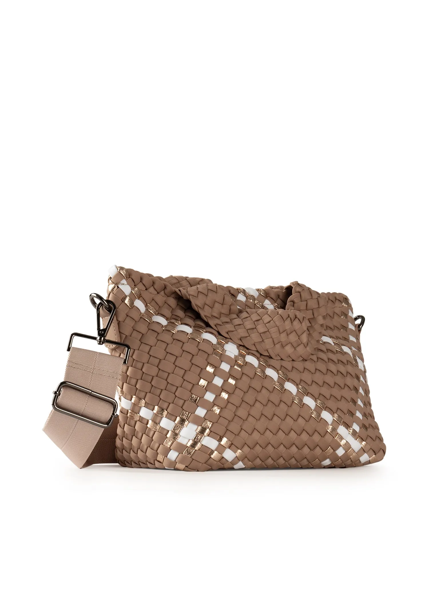 Mark Latte Woven Tote - FINAL SALE sold by HAUTE SHORE product image thumbnail 4