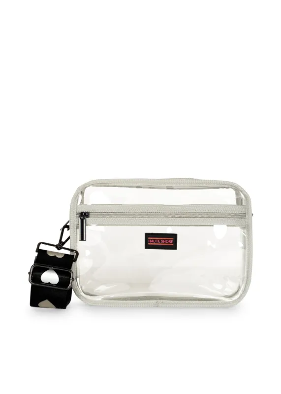 Drew Clear J Crossbody sold by HAUTE SHORE
