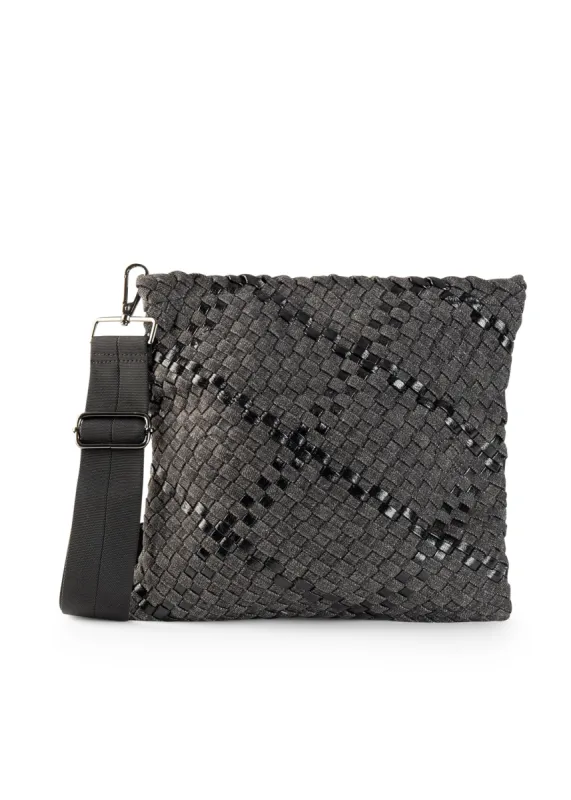 Val Edge Convertible Woven Crossbody- FINAL SALE sold by HAUTE SHORE