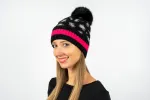Babe Pom Pom Hat Black - FINAL SALE sold by HAUTE SHORE